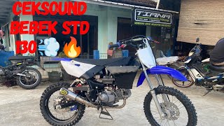 🔴 CEKSOUND JUPITER Z 130CC|SPEK BEBEK STD GTX#grasstrack #jupiter130cc