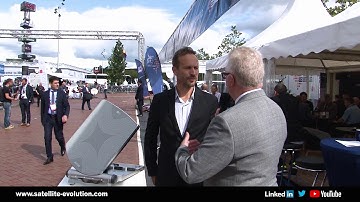 Robert Mellberg demonstrates Satcube Ku live