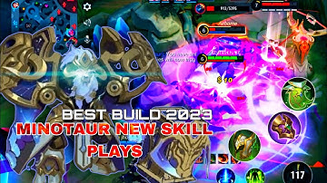 Amazing New Revamped Skill ! SoloQ Best Build for Minotaur 2023 - MLBB
