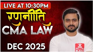 Ranniti- LAW Live Session | CMA Inter Dec 2025