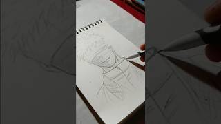 Gojo Sketch Drawing 😈🔥 | Jujutsu Kaisen #Shorts #drawing #artist #gojo