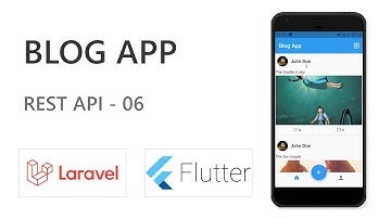 Flutter Blog App - Laravel Rest Api #6