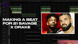 Making a Trap Beat for HER LOSS (Drake x 21 Savage) | FL Studio Cookup