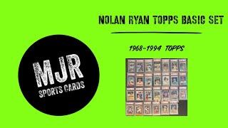Complete Nolan Ryan Topps Basic Set