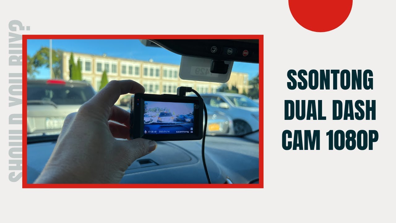 Car Dashcam, ssontong Dash Cam Dash Camera with 32G SD Card 2022 1080P