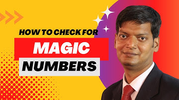 How to check Magic Number in a single line in Java? | One Liner | No loops | No Library Function