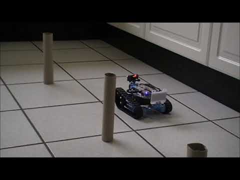 mBot Ranger drives coded trail
