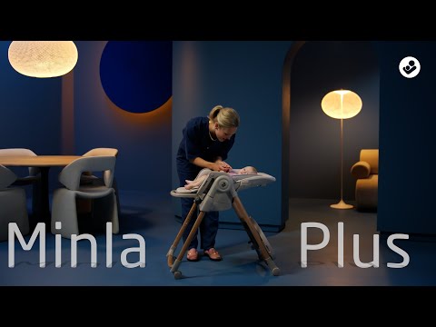 Стул для кормления Maxi-Cosi Minla Plus 2 в 1 Elegance Graphite, видео 1