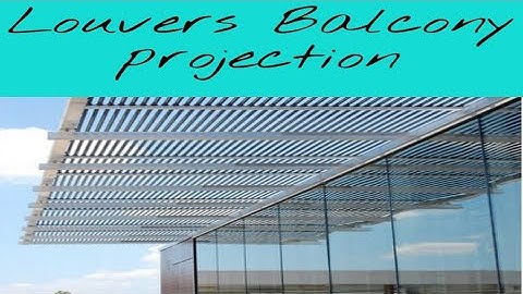 Louvers  Roof Top design | Rervit Architecture | Autodesk Revit Architecture