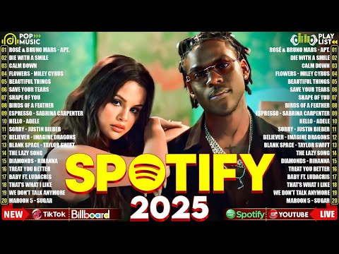 Dua Lipa, Ed Sheeran, Rihanna, Selena Gomez, Bruno Mars, Maroon 5, Zayn, Adele💎 Billboard Hot 100