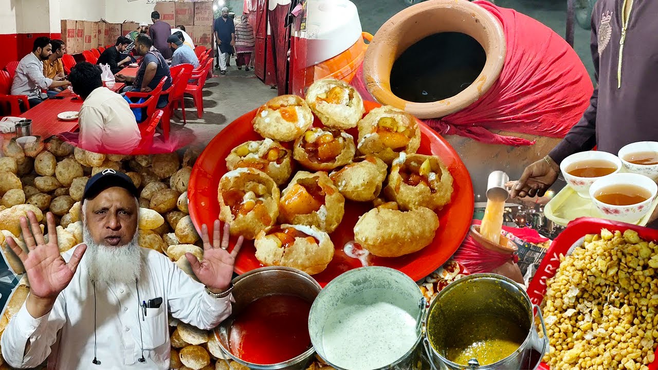 Famous molvi gol gappay garhi shahu Best gol gappay in Lahore Street
