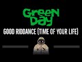 Green day  good riddance time of your life cc  karaoke instrumental