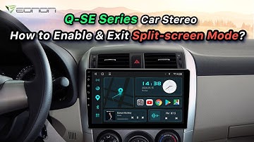 How to Enable & Exit Split-screen Mode? | Eonon QSE Series Car Stereo