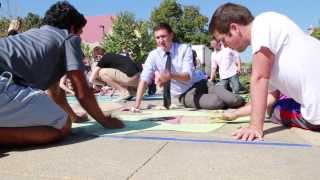 Chalk N Rock KU Homecoming 2013