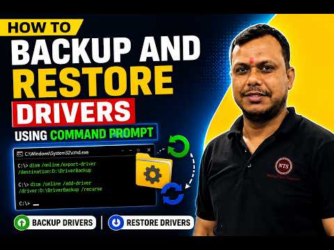 How to Backup All Windows Drivers Before Formatting in Just a Few Minutes | No Software Needed