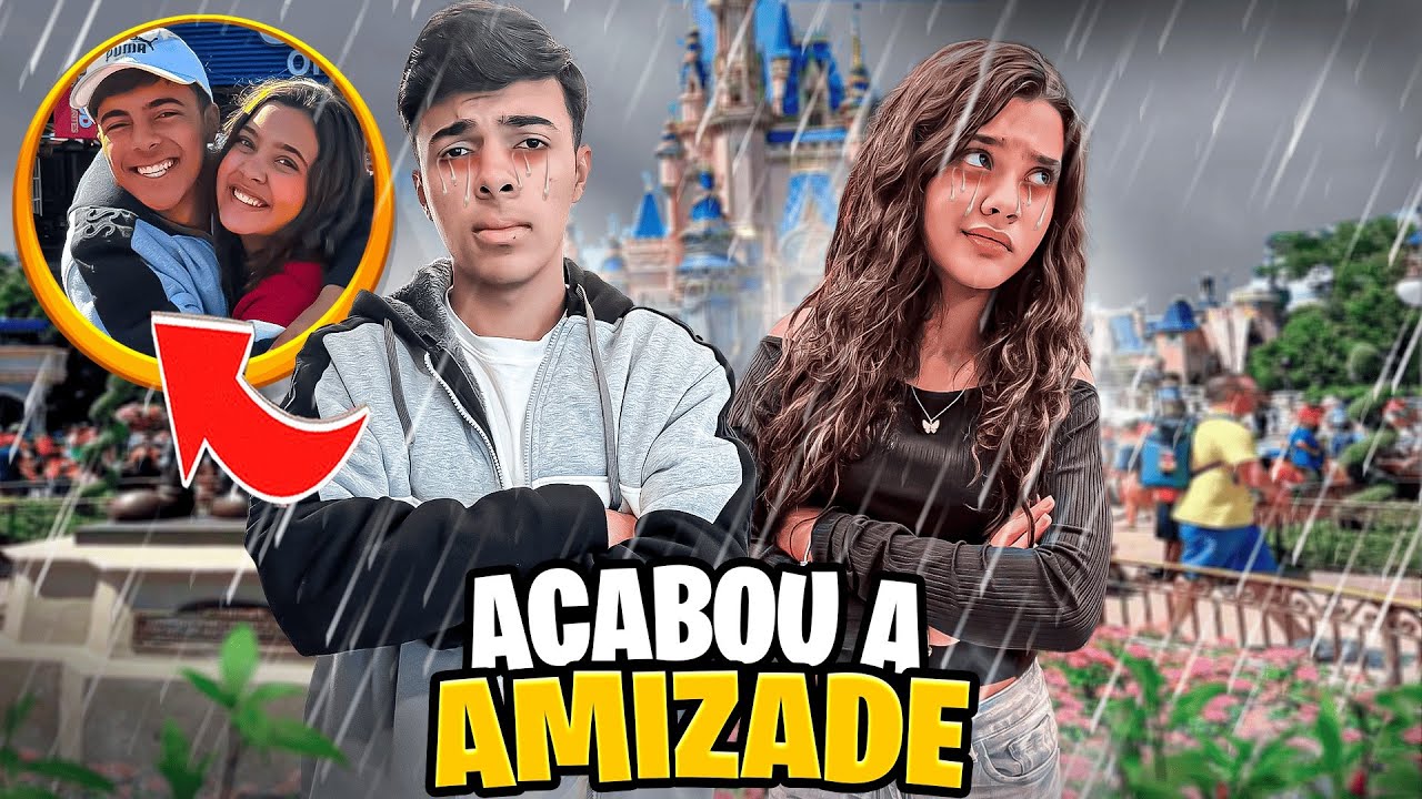 ESTEVÃO E LORENA NÃO SÃO MAIS AMIGOS?😓 *brigaram no parque da Disney