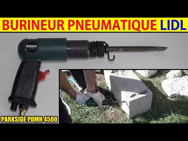burineur pneumatique parkside lidl air comprime pdmh 4500 air chipping  hammer 