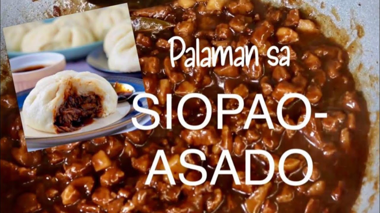SIOPAO ASADO FILLING | Palaman sa siopao I faourite Delicious Pinoy merienda anytime | 
