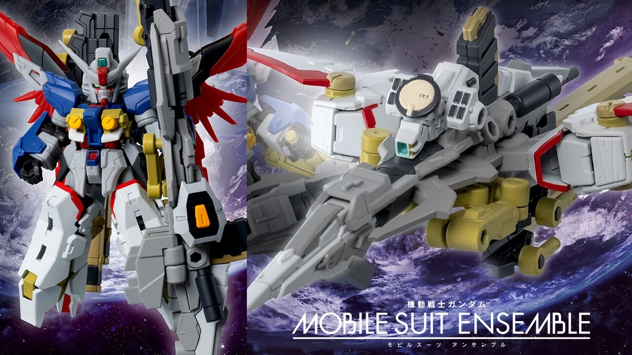 SpecⅡと合体！さらにMA形態へ変形「モビルスーツアンサンブル EX55・56 デスティニーガンダムSpecⅡと ゼウスシルエット / MOBILE SUIT ENSEMBLE」開封・組立・レビュー