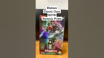 Stop Motion Blokees Transformers Classic Class Nemesis Prime ROTB packaging