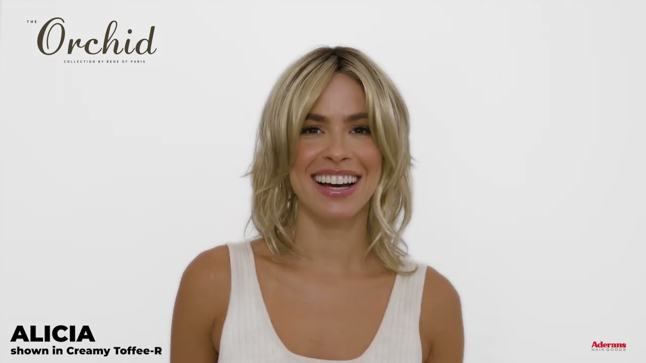 Alicia Wig in Creamy Toffee-R Model 360 from the Orchid Collection