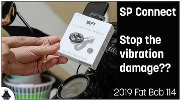 SP Connect Anti Vibration Module - First look and install - 2019 Fat Bob