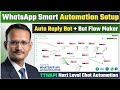 TTWAPI WhatsApp Marketing Automation 🔥 | Auto Reply Chatbot &amp; Bot Flow Builder Tutorial