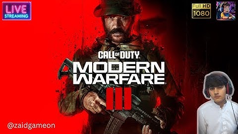 CALL OF DUTY MODERN WAREFARE 3 LIVESTREAM JOION NOW !
