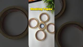 How to Use Masking Tapes 🧻 #shorts #art #drawing