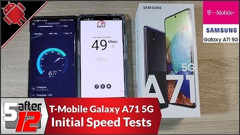 T-Mobile Samsung Galaxy A71 5G | Real World Speed tests - 4G LTE - 5G - WiFi