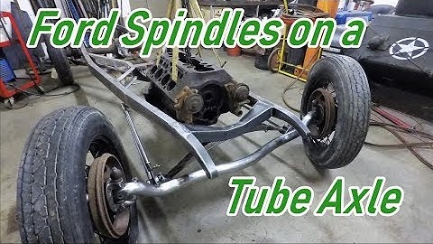 Fitting Ford Spindles on a Tube Axle | Boat-tail Speedster Pt.18