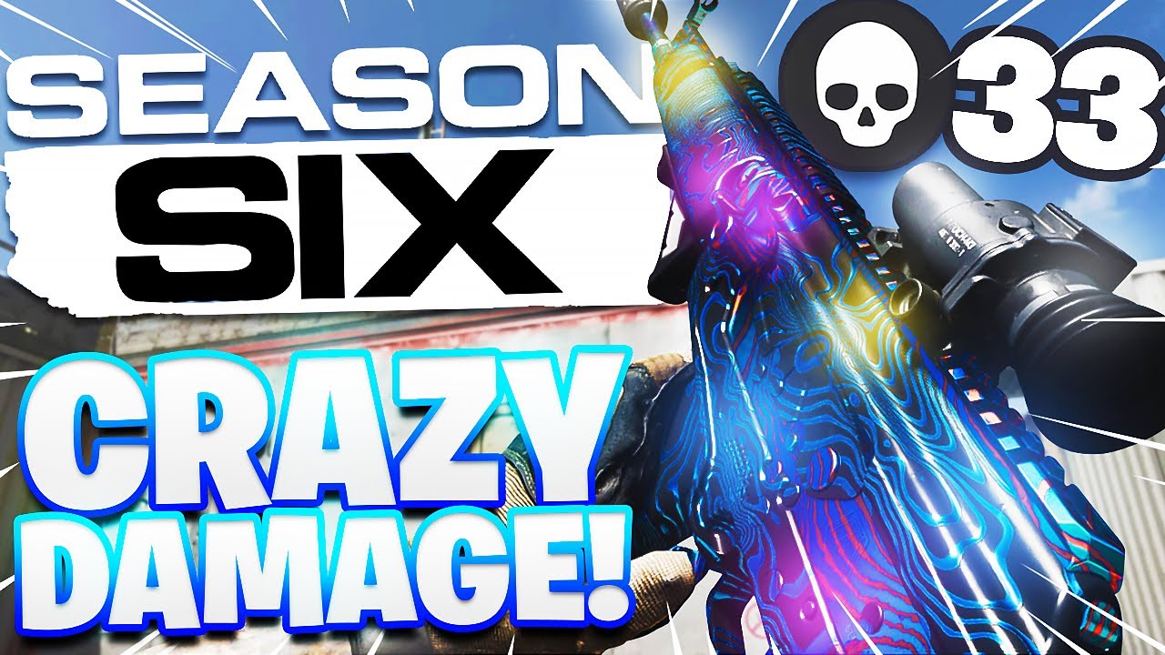 the MAX DAMAGE AMAX Class In SEASON 6! 33 KILLS (Modern Warfare Warzone)