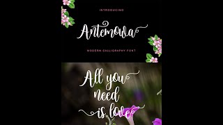 Antemowa Script Font