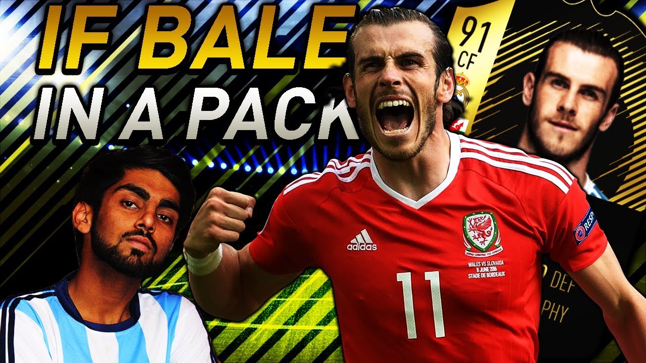 91 RATED INFORM BALE IN A PACK ! | 91 STRIKER IF BALE PLAYER REVIEW FIFA 18
