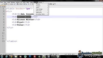 Htmlde Tablo Yapısı