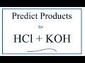 Neutralization and Double Displacement Reactions