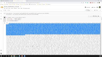 Tensorflow text classification RNN tutorial walkthrough