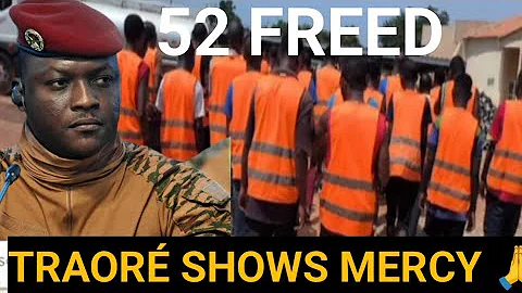 Ibrahim Traoré’s Act of Mercy: 52 Prisoners Freed in Burkina Faso 🇧🇫