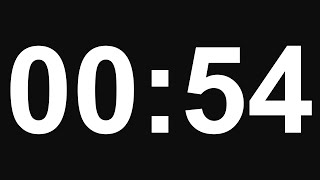 54 Second Timer - No Alarm - 8K
