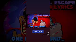 Final Escape WITH LYRICS Release Date #exe #fnf #withlyrics #finalescape #fnfmod #lyrics
