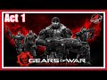 Gears Of War | Ultimate Edition | Act 1 | Ashes | Co-Op | @DarkLinkVortex &amp; @T3TheOverboss