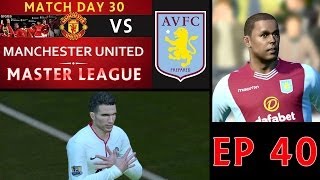 Download lagu [TTB] PES 2014 - Master League Series - Ep 40 - Aston Villa Vs Manchester United - Match Day 30
