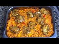 One pan oven turkey jollof rice  simple and delicious jollof recipe nigerianfood