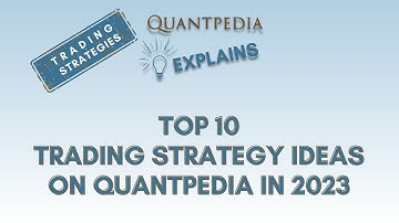 Top 10 Trading Strategy Ideas on Quantpedia in 2023 - Quantpedia Explains (Trading Strategies)