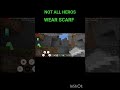 Not all heros wear scarf #Minecraft  game # SUBSCRIBE