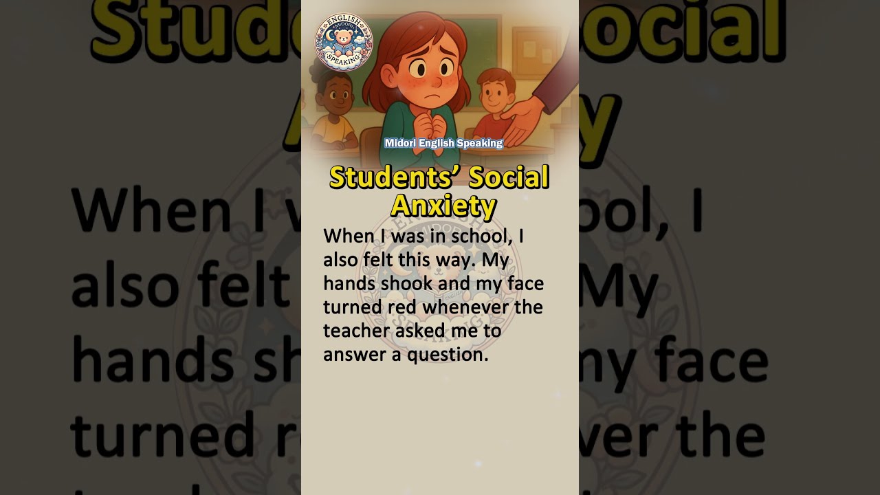  Students Social Anxiety Shorts English Englishlearning Englishmerl Englishgrammar Education