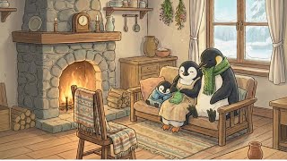 A Gentle Winter Day with Penguin Family | Ghibli-style ASMR screenshot 4