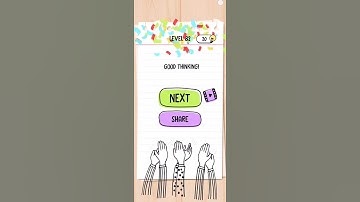 Brain test Level 82 make this equation correct Walkthrough