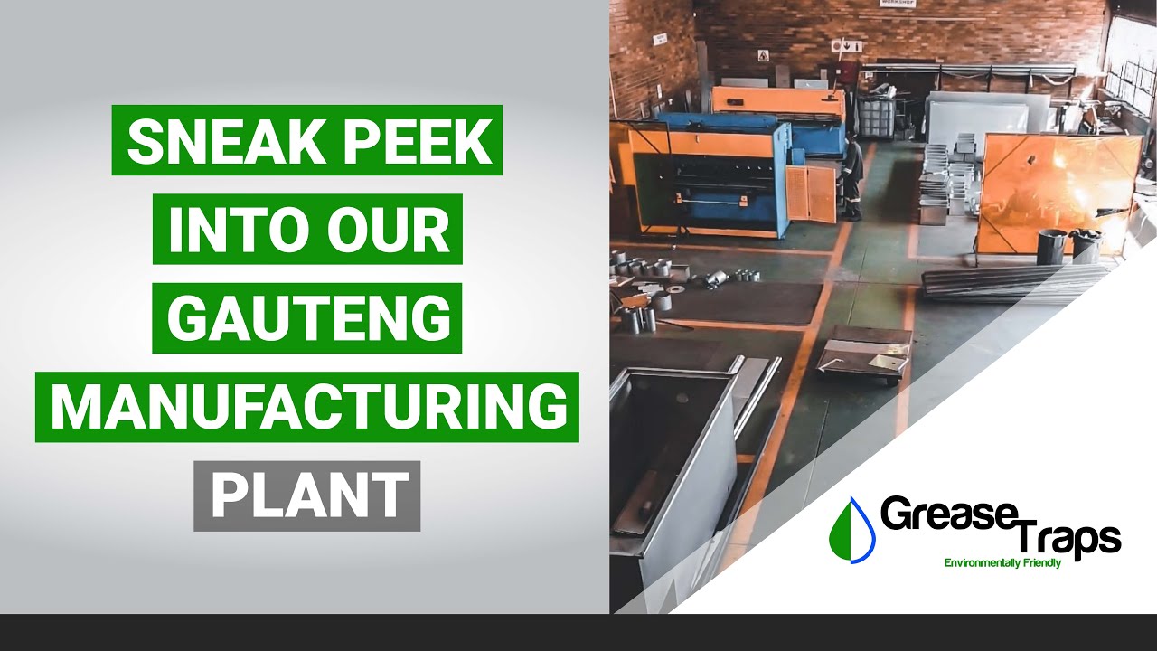 Grease Traps SA Manufacturing Plant GAUTENG YouTube