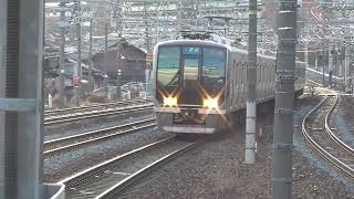 JR京都線   321系　普通列車　山崎駅到着